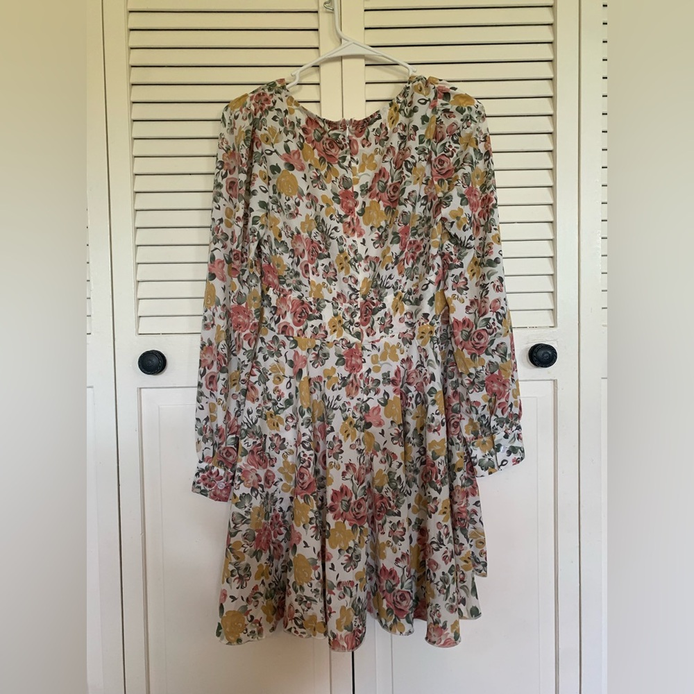 Floral Long Sleeve Dress